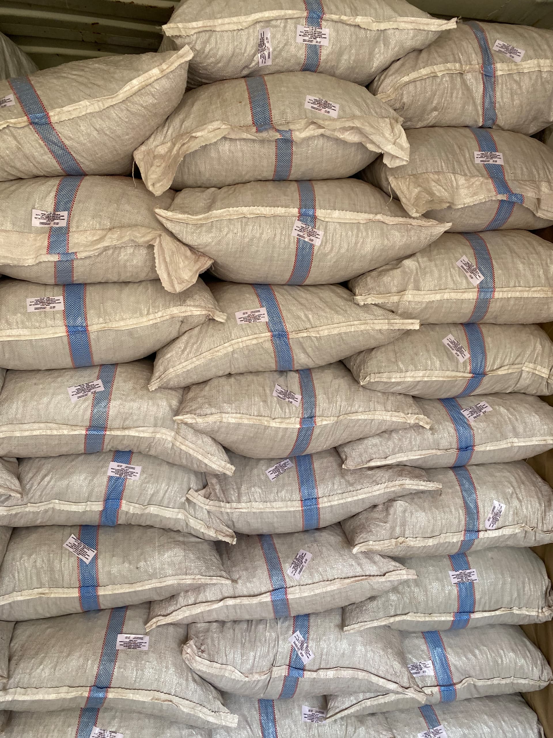 Bulk commodity ready for export
